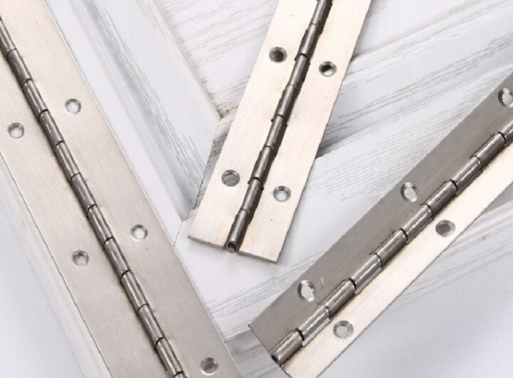 galvanised piano hinges
